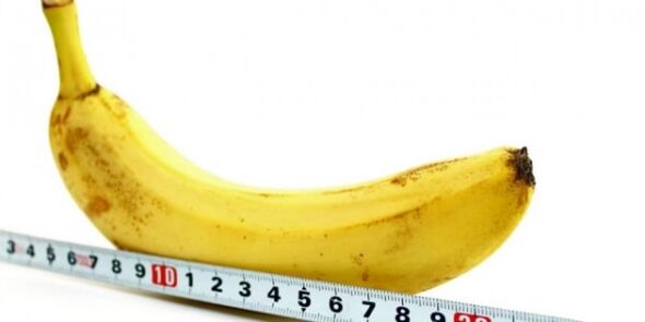 banaani mõõtmine peenise kujul ja selle suurendamise viisid